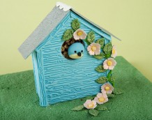 'Bird Box Cake' - Another idea using our 'Make a Shed' set.